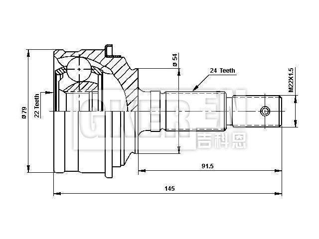 球笼修理包 CV Joint Kit:43410-87103