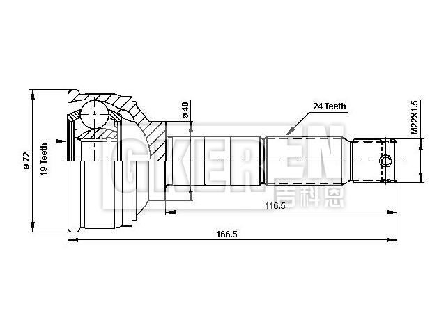 球笼修理包 CV Joint Kit:43410-87703