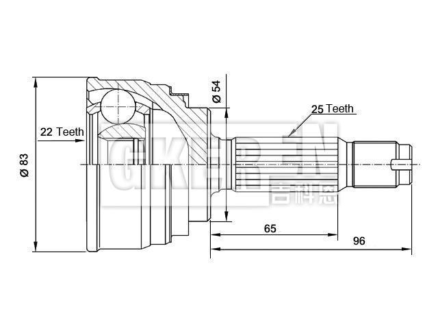 球笼修理包 CV Joint Kit:MB526558