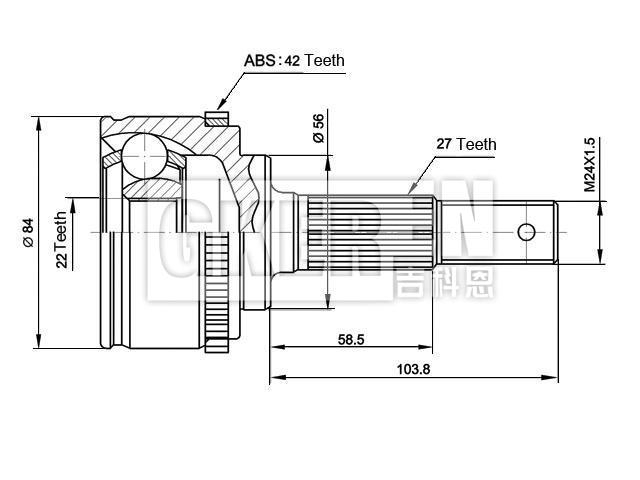 球笼修理包 CV Joint Kit:39100-72J10