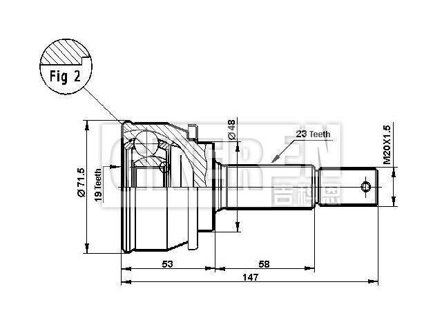 球笼修理包 CV Joint Kit:39100-24B00
