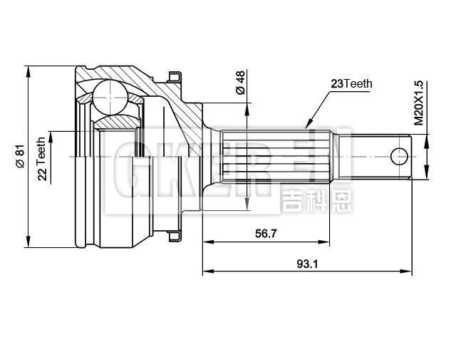 球笼修理包 CV Joint Kit:39211-4F425