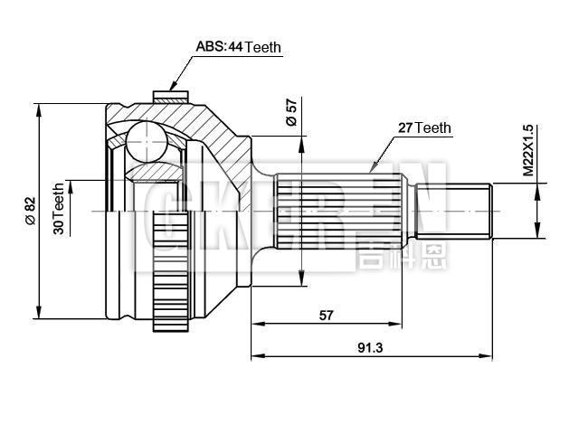球笼修理包 CV Joint Kit:1023250