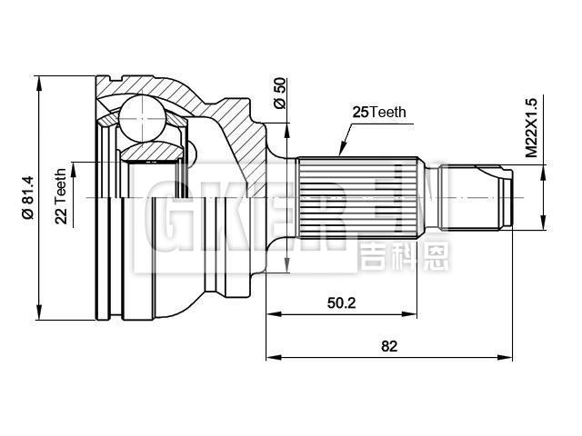 球笼修理包 CV Joint Kit:BAU5466