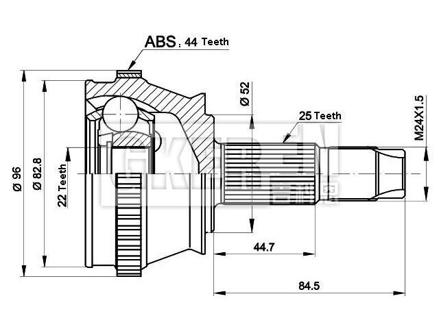 球笼修理包 CV Joint Kit:46307083