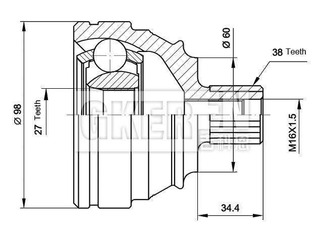 球笼修理包 CV Joint Kit:701 407 321D