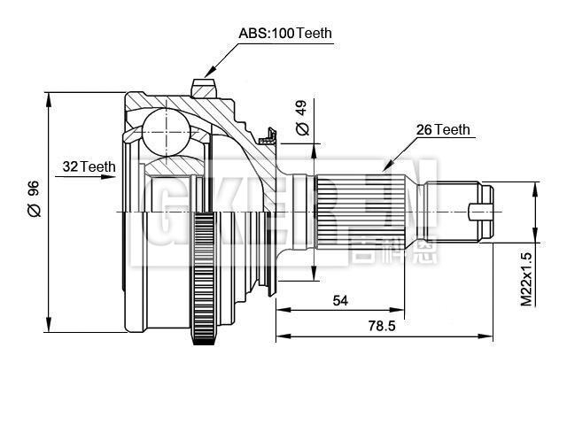 球笼修理包 CV Joint Kit:44511-SE0-406