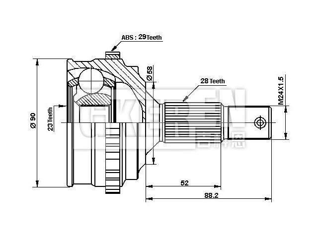 球笼修理包 CV Joint Kit:3273.E1