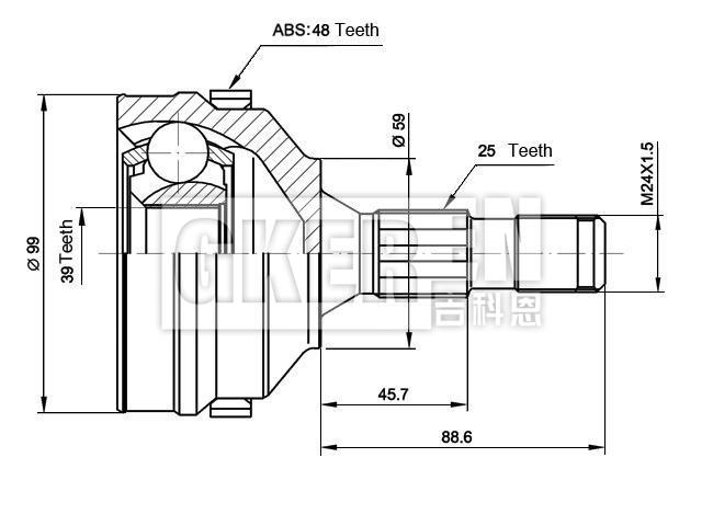 球笼修理包 CV Joint Kit:3273.Z8