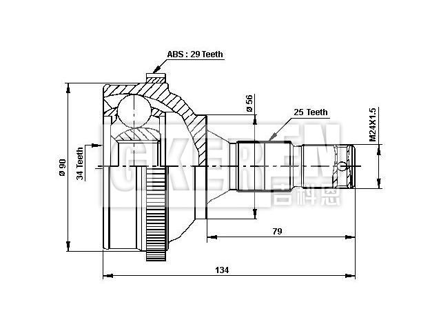 球笼修理包 CV Joint Kit:3272.S5