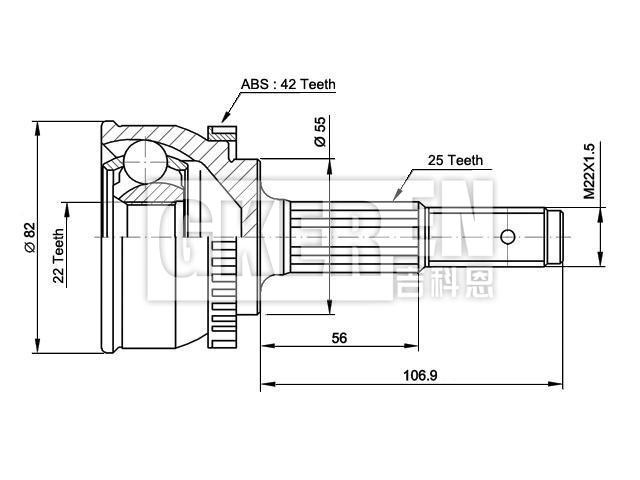 球笼修理包 CV Joint Kit:39211-50Y10