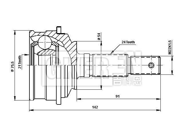 球笼修理包 CV Joint Kit:43420-87721