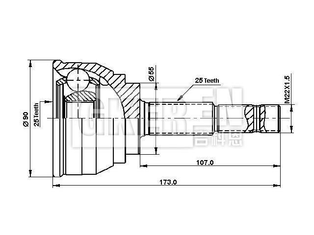 球笼修理包 CV Joint Kit:39100-64Y00