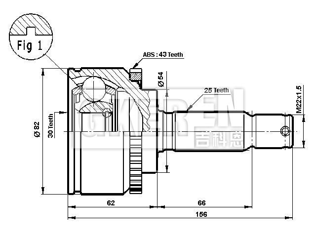 球笼修理包 CV Joint Kit:MB936361
