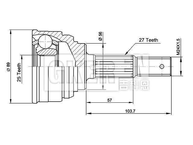 球笼修理包 CV Joint Kit:39100-85E10