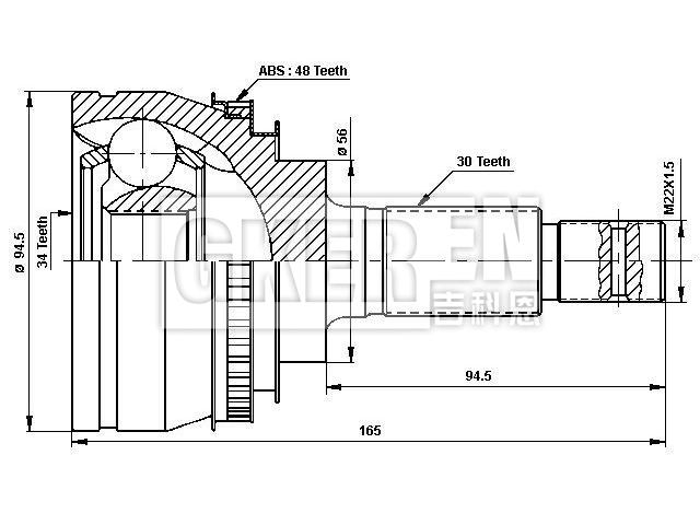 球笼修理包 CV Joint Kit:43420-06100