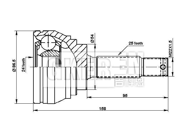 球笼修理包 CV Joint Kit:MB896526