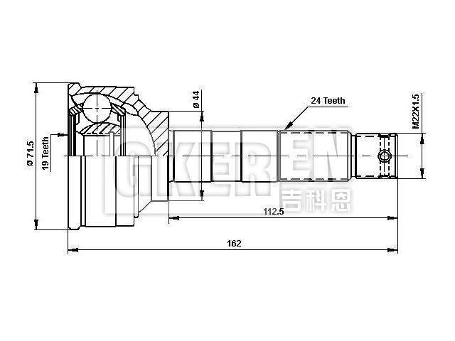 球笼修理包 CV Joint Kit:43410-87223