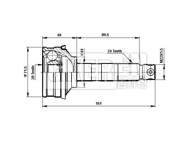 球笼修理包 CV Joint Kit:43410-87242