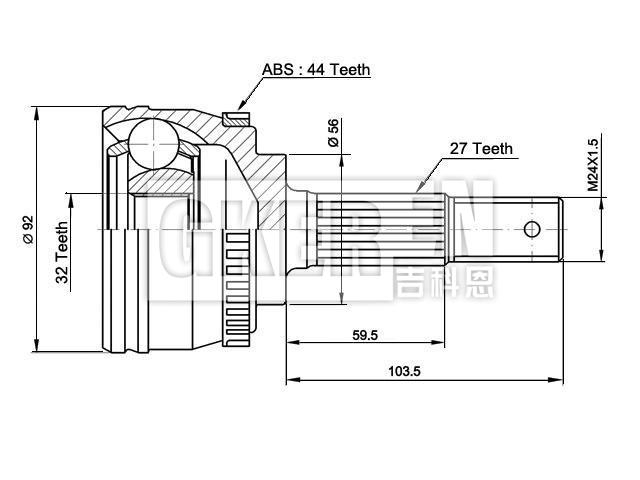球笼修理包 CV Joint Kit:39211-2F225