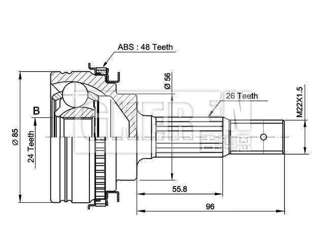 球笼修理包 CV Joint Kit:43420-20181