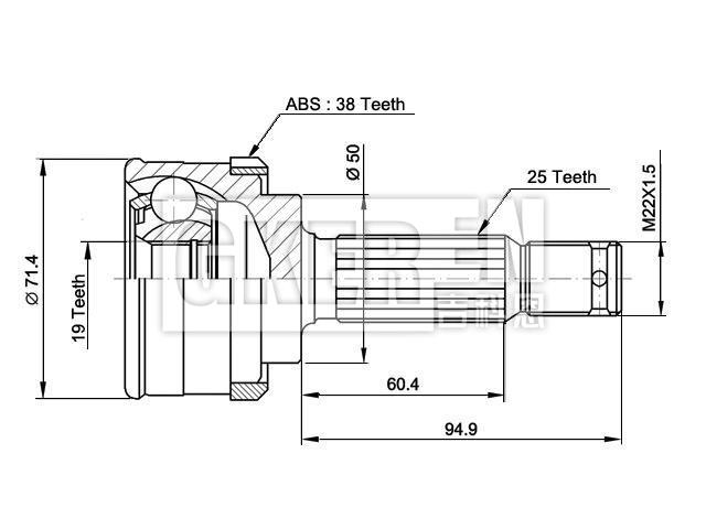 球笼修理包 CV Joint Kit:49507-02A10