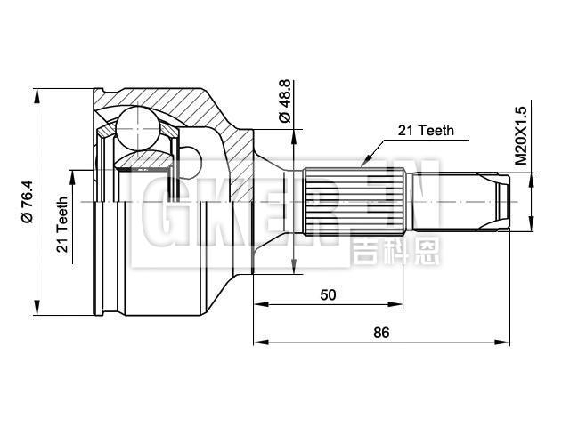 球笼修理包 CV Joint Kit:3272.EN