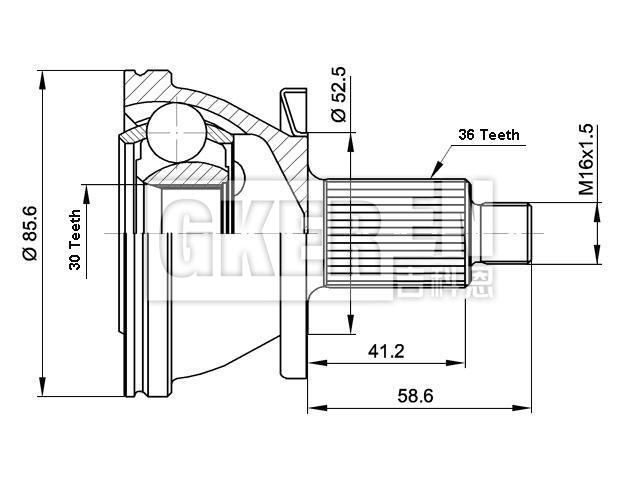 球笼修理包 CV Joint Kit:6Q0 498 099