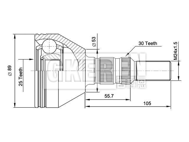 球笼修理包 CV Joint Kit:374471
