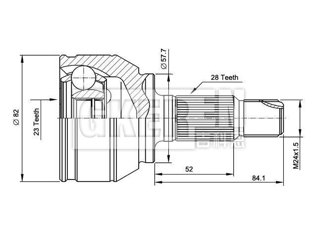 球笼修理包 CV Joint Kit:GCV1181