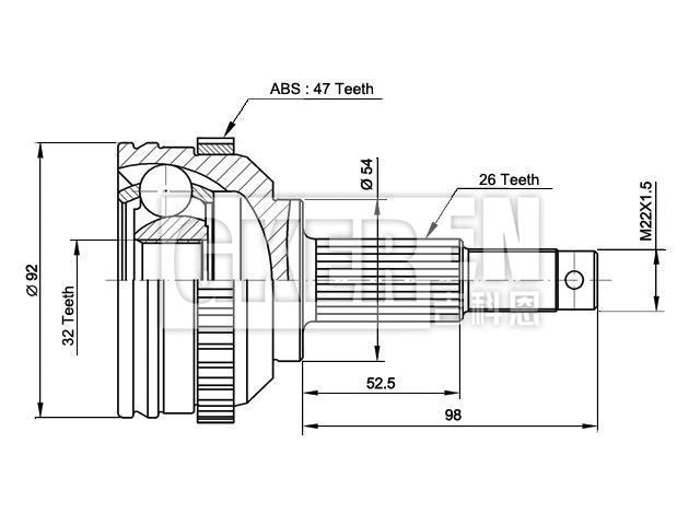 球笼修理包 CV Joint Kit:4511435