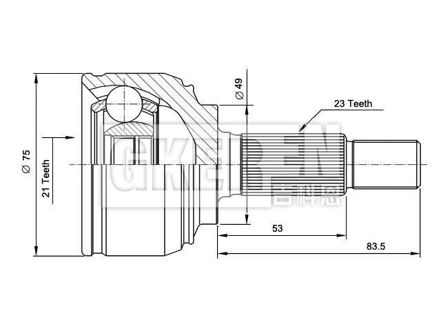 球笼修理包 CV Joint Kit:39211-AY125
