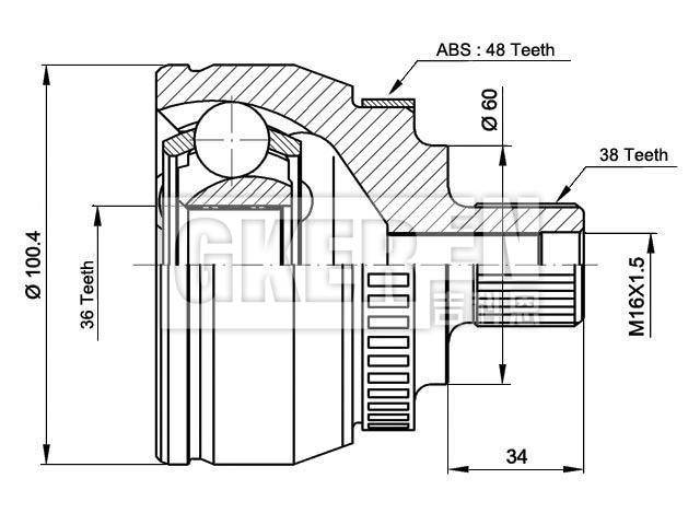 球笼修理包 CV Joint Kit:1111900