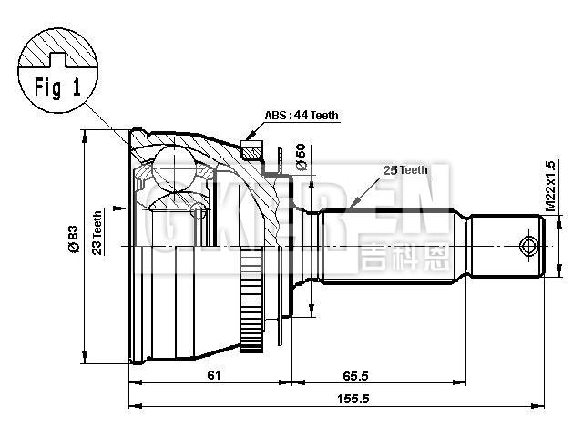 球笼修理包 CV Joint Kit:49500-17150