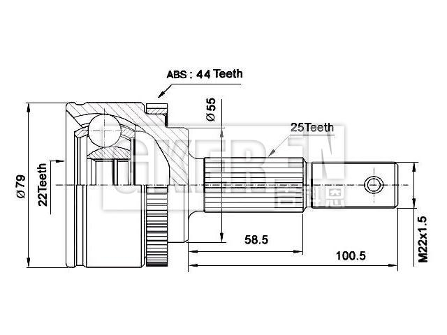 球笼修理包 CV Joint Kit:39211-BM527