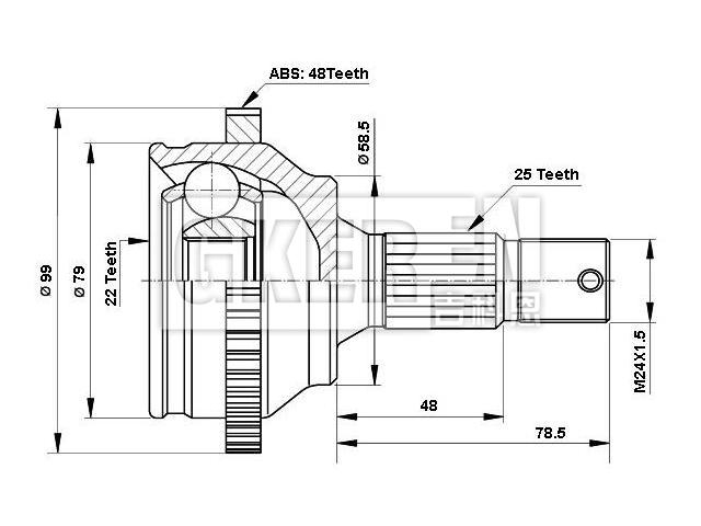 球笼修理包 CV Joint Kit:3272.AE