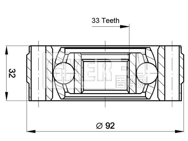 球笼修理包 CV Joint Kit:171 407 331C