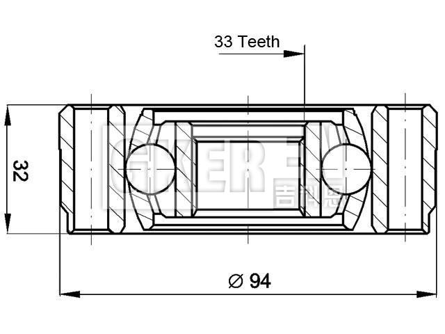 球笼修理包 CV Joint Kit:113 501 331