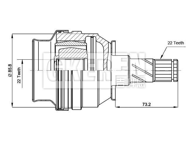 球笼修理包 CV Joint Kit:374013