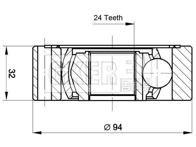 球笼修理包 CV Joint Kit:16-1017