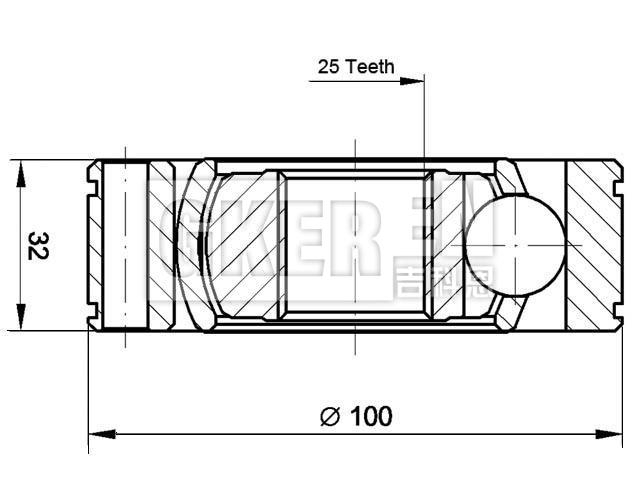 球笼修理包 CV Joint Kit:46307103