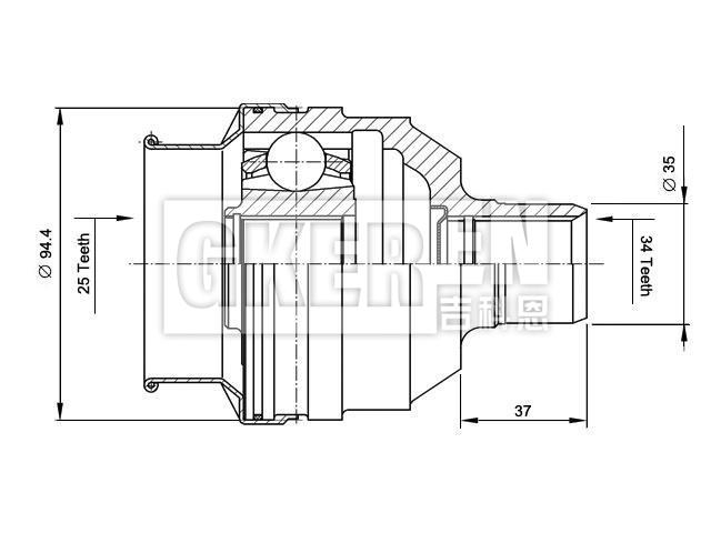 球笼修理包 CV Joint Kit:90304156