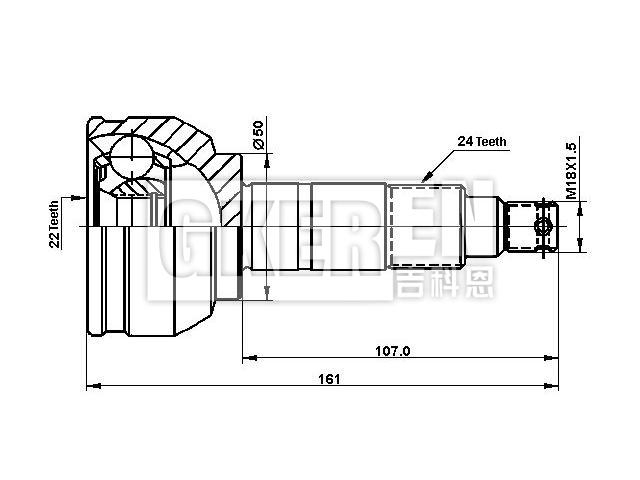 球笼修理包 CV Joint Kit:7232-91341