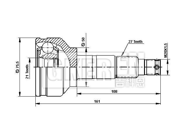 球笼修理包 CV Joint Kit:7232-21981