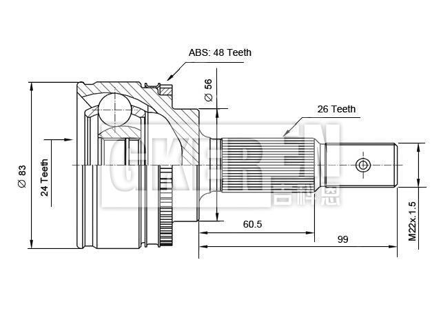 球笼修理包 CV Joint Kit:46460-09331