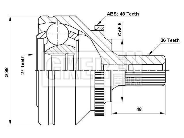 球笼修理包 CV Joint Kit:8603794