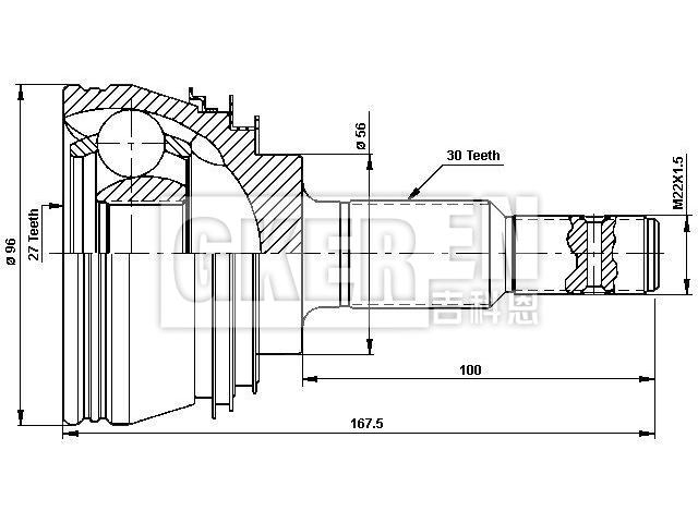 球笼修理包 CV Joint Kit:43410-33030
