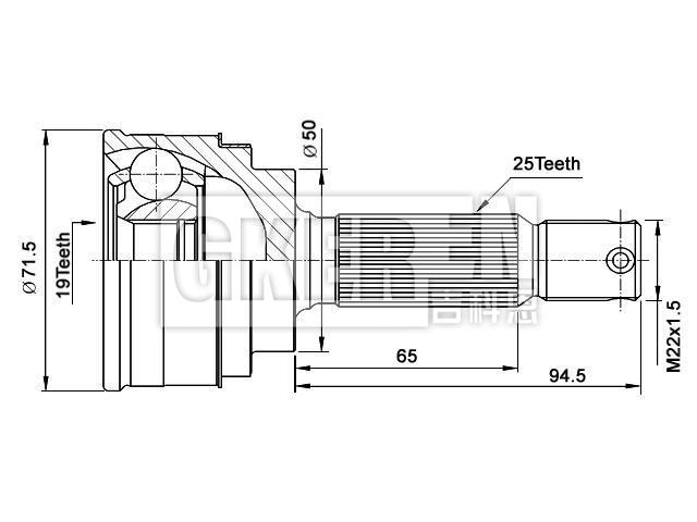 球笼修理包 CV Joint Kit:49508-05A00