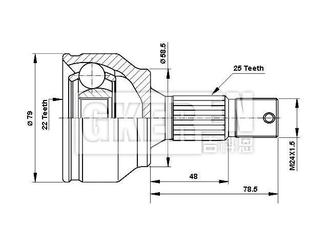 球笼修理包 CV Joint Kit:303931