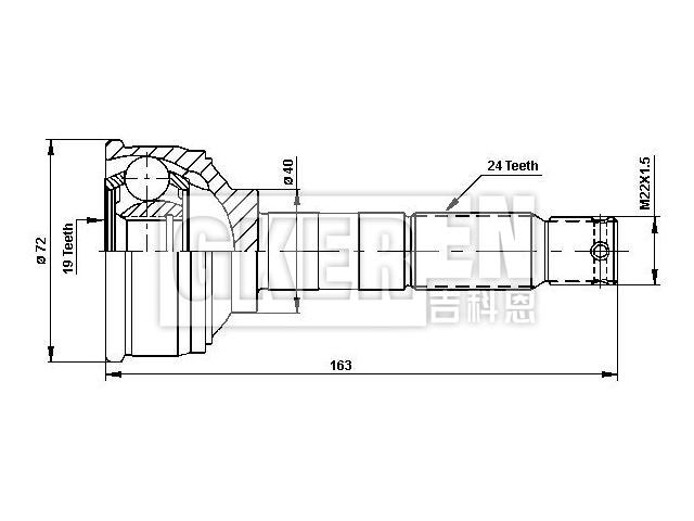 球笼修理包 CV Joint Kit:43410-87701